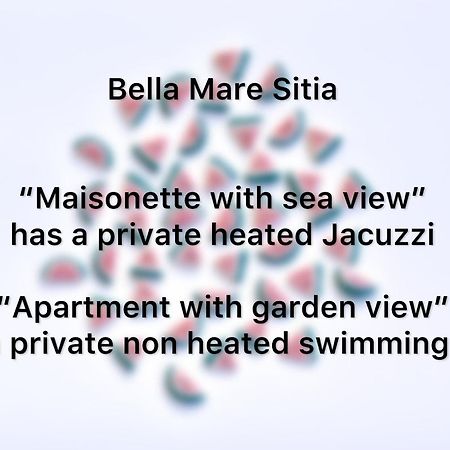 Ferienwohnung Bella Mare Sitia Exterior foto